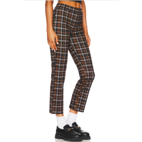 Sanctuary Carnaby Kick Crop (Cottage
Check) Semi High Rise Legging size L - Picture 4 of 8